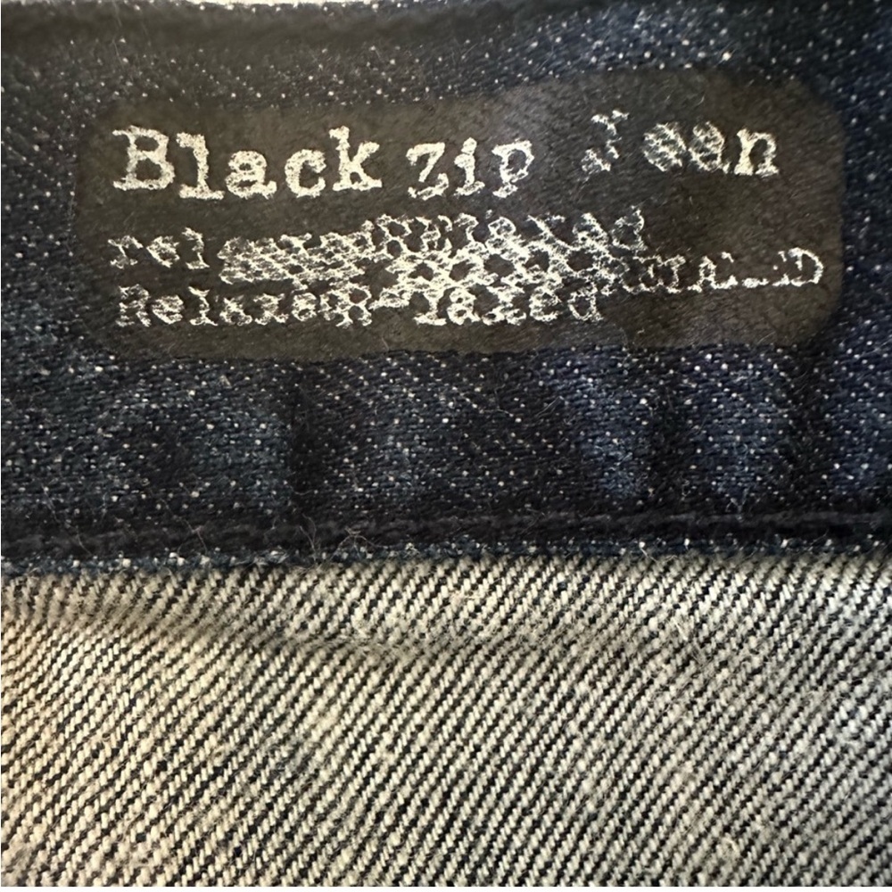 Volcom Zip Relaxed Fit Men's Denim Jeans, Dark Blue, Size 32 x 34 - Picture 10 of 12